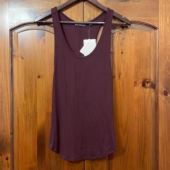 NWT Athleta NAYARIT TANK, (Antique Burgundy) - M - Picture 5 of 8